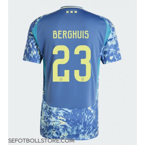 Ajax Steven Berghuis #23 Replika Bortatröja 2024-25 Kortärmad